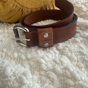 Timberland Brown Leather Men’s Belt 38